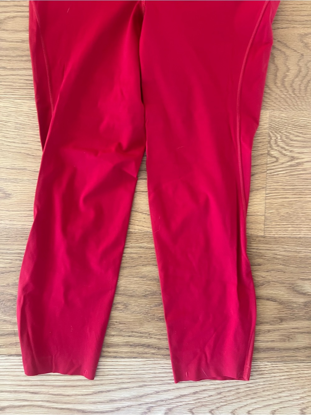 Lululemon Red Athletic Legging (Size 8) and Strappy Sports Bra (Size 6) Set - Picture 3 of 7